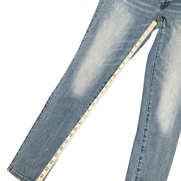 American Eagle Women's Jeggings Super Stretch Hi Rise Blue Jeans Size 6 - Picture 3 of 8